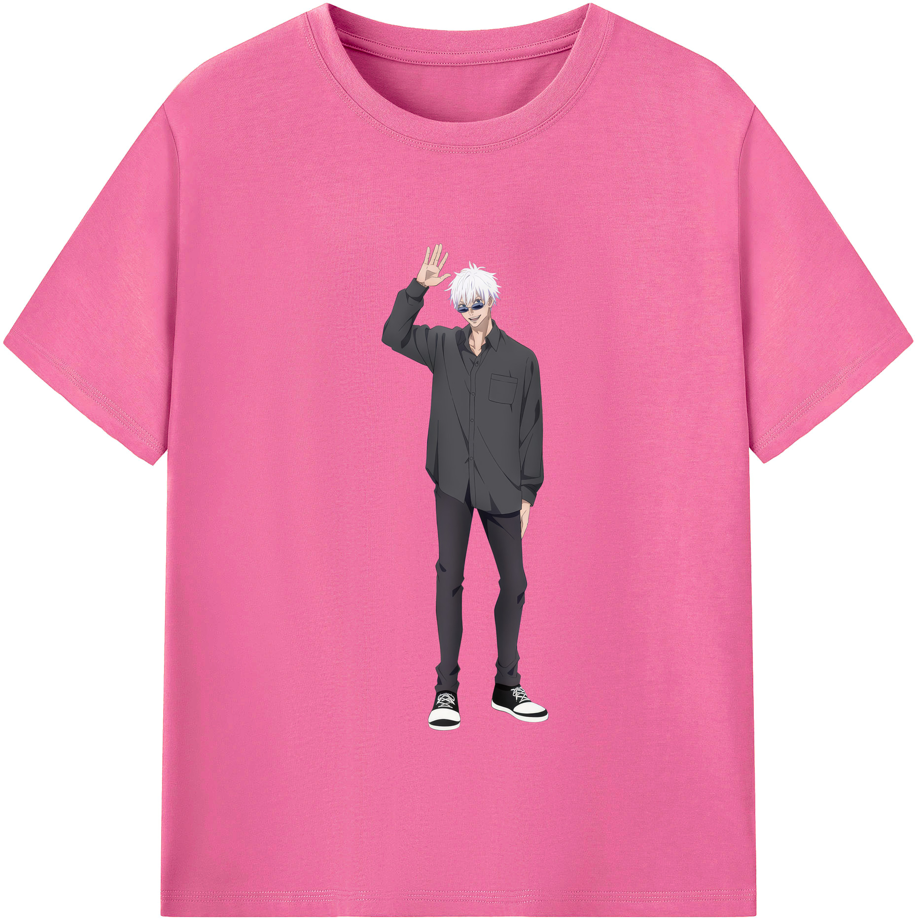 （画像用） 呪術廻戦 Jujutsu Kaisen レディースカジュアルプリントTシャツ（綿100％）